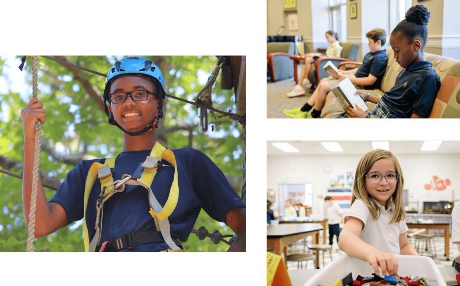 Collage of student activities