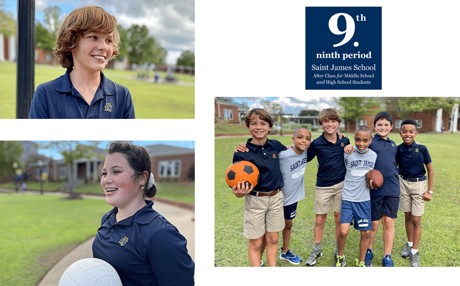 Students playing outside