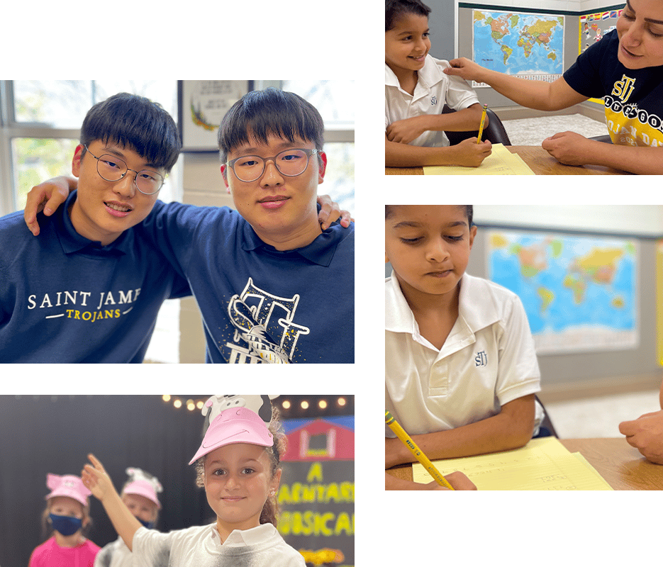 Photos of international students