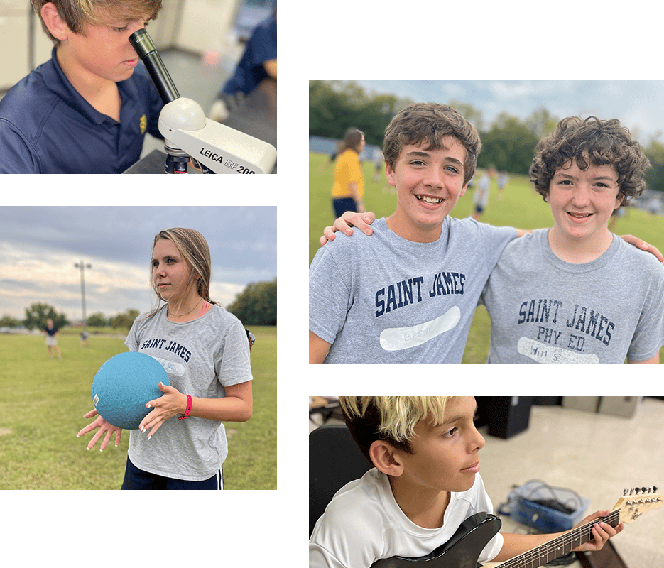 Collage of student activities