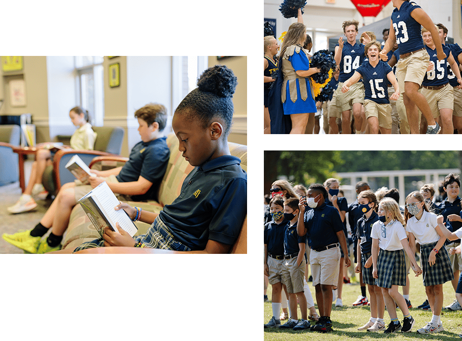 Collage of student events