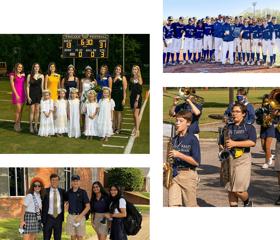 Collage of school events