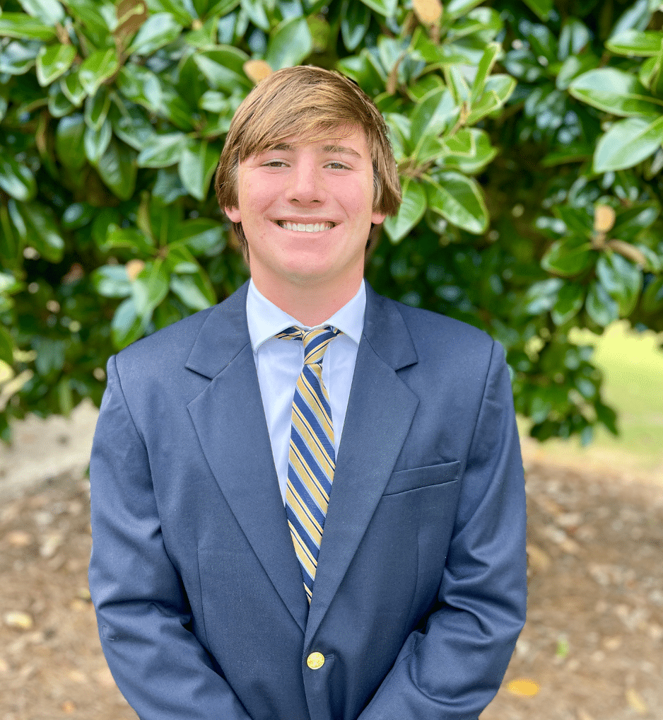 a man wearing a suit and tie